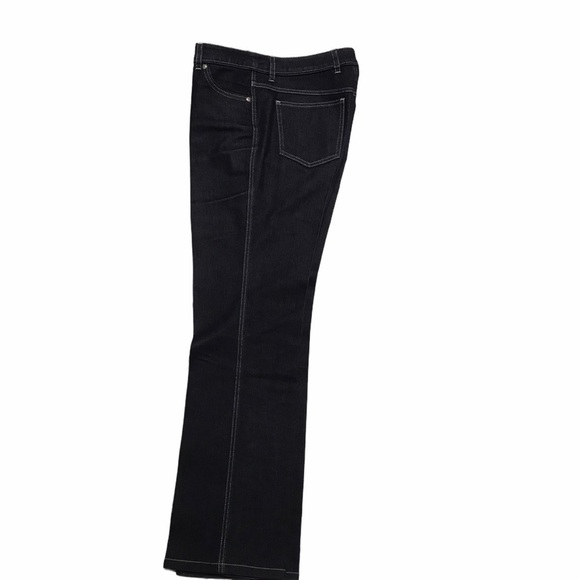 Escada black jeans with Gold Stitching Dark Wash - Picture 3 of 11